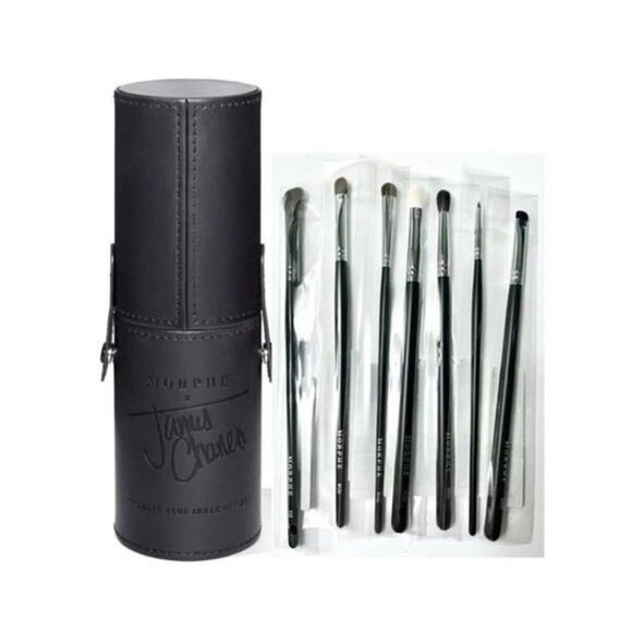 Morphe X James Charles Eye Brush Custom Tubby Set with 7 brushes - New - Picture 1 of 3